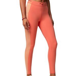 2524 NWT Fabletics Motion365+ High Waisted Bungee Leggings Medium Tall Coral